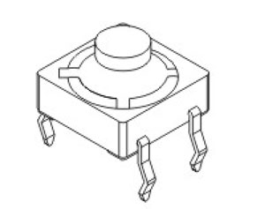 輕觸開(kāi)關(guān)RTR-8結(jié)構(gòu)圖